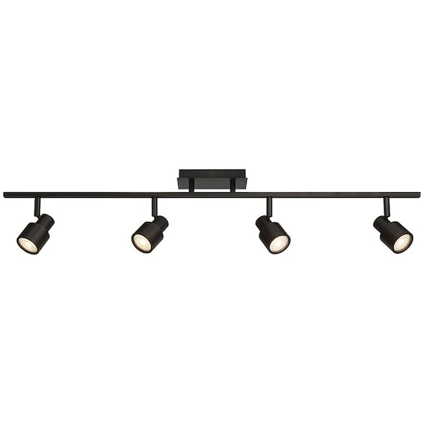 Access Lighting Lincoln, 4 Light Adjustable LED Track, Matte Black Finish 63074LEDDLP-MBL - main